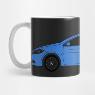 Dodge Dart Laser Blue Sticker Mug